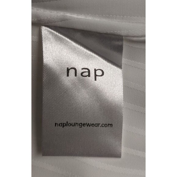 NWT~Women's NAP LOUNGEWEAR "The Lazy Cat" Pj Set In White Size Large NEW! - Picture 12 of 16